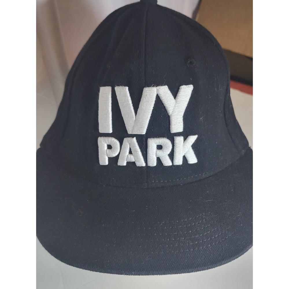 Ivy Park Beyoncé Knowles Baseball Hat/ Cap Snapback Adjuster Black With White Em